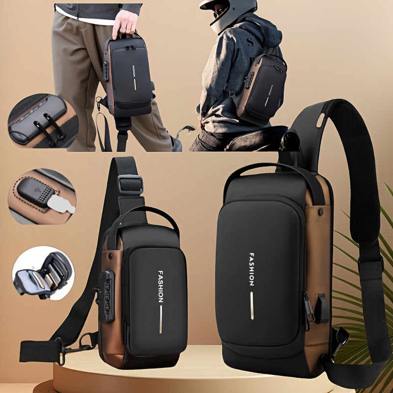 حقيبة صدر مضادة للسرقة للرجال