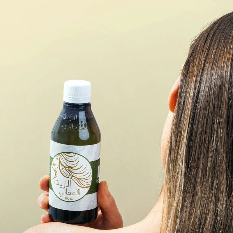 زيت الشعر الأفغاني الأصلي