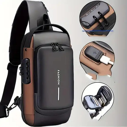 حقيبة صدر مضادة للسرقة للرجال